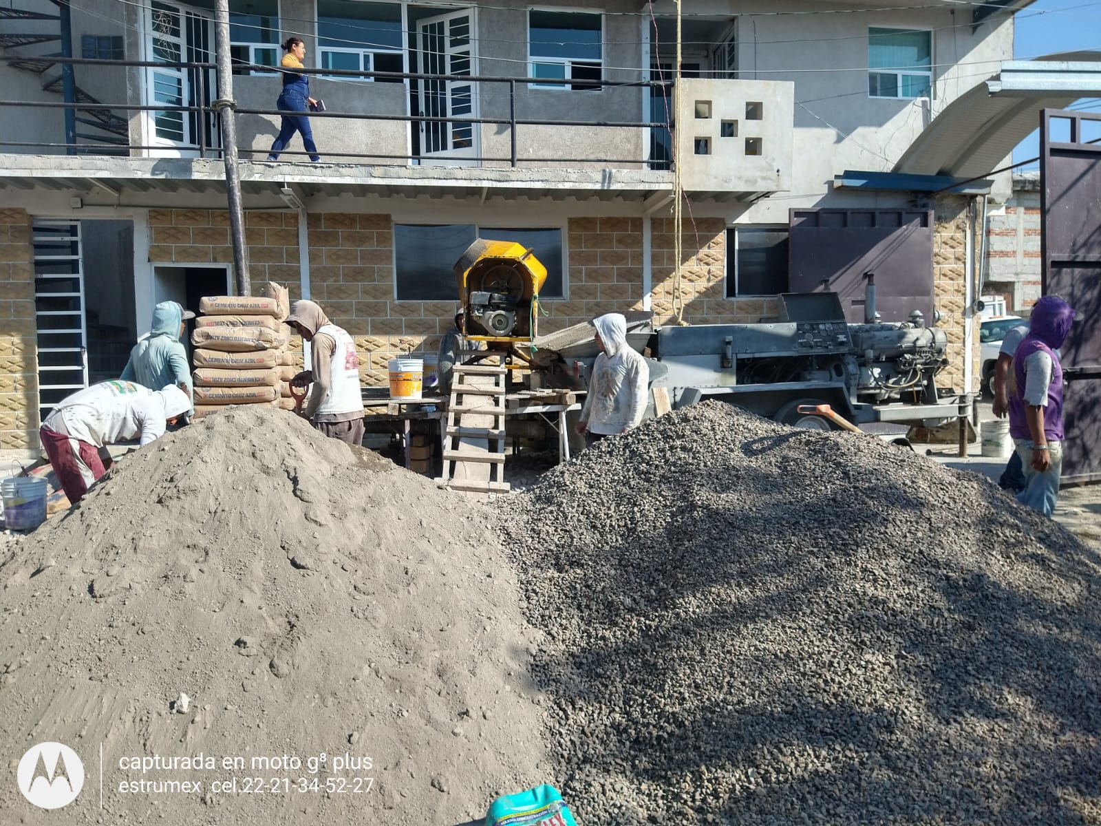Trabajos de concreto y obra civil