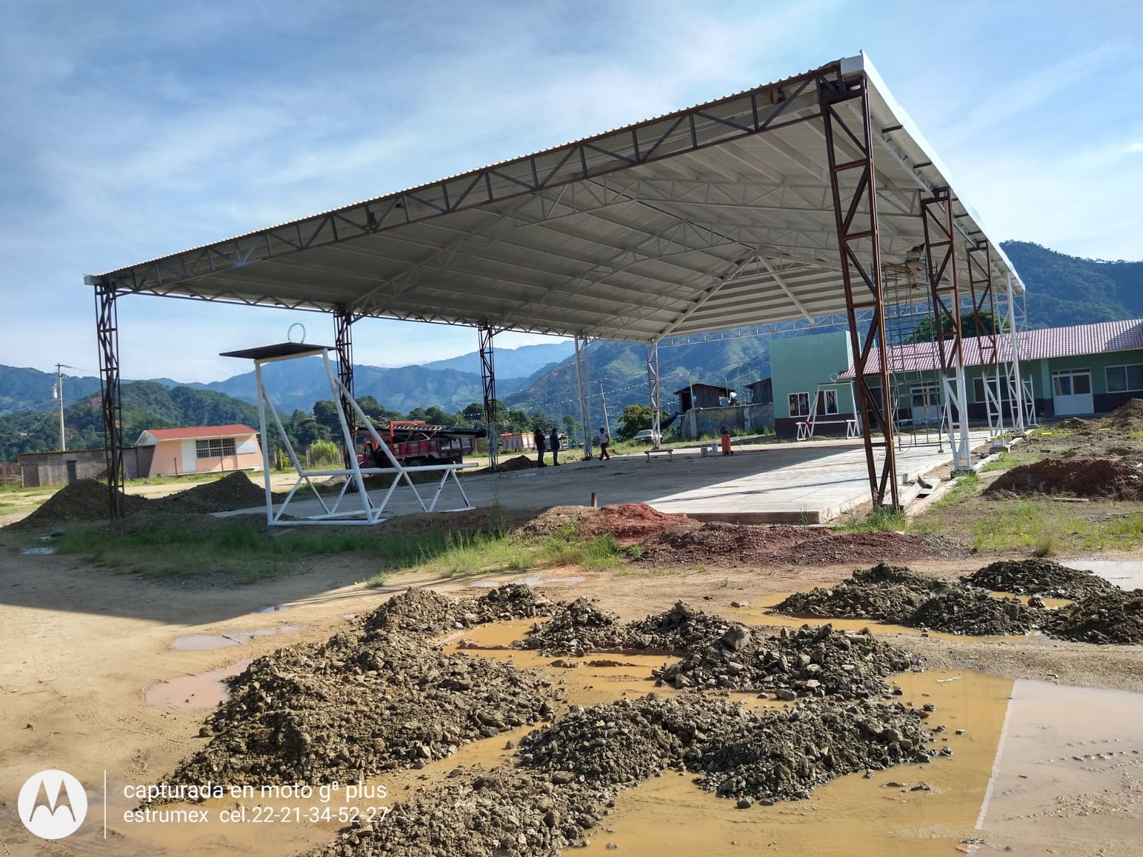 Cubierta terminada a varias aguas